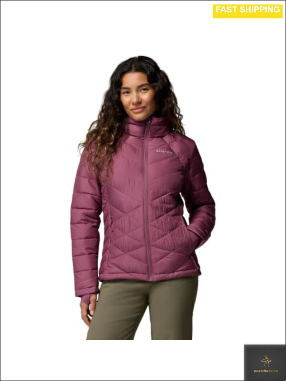 Columbia Heavenly Jacket Omni-Heat Synthetic Down Insulated Quilted Winter Coat